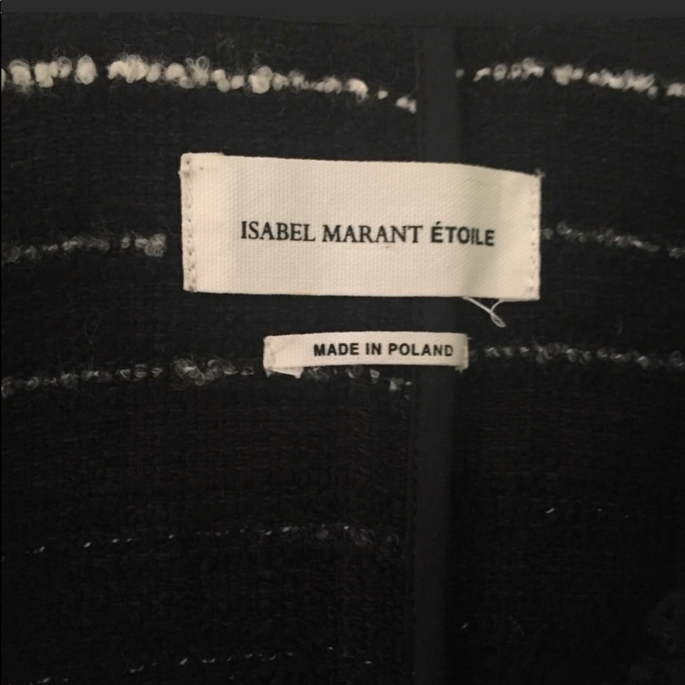 Isabel Marant Cotton blend Bouclé Fitted  Blazer 38 - Picture 4 of 9
